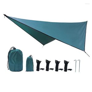 Tents And Shelters Waterproof Sunscreen Outdoor Camping Tent Awning Picnic Travel Beach Camp Mat Sun Shade Shelter Accessory Canopy 360