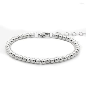 Braccialetti di filo da uomo con ciondoli in acciaio inossidabile braccialetto di perline da donna estensione coppia accessori di gioielli punk
