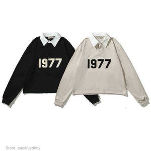 Erkek Hoodies Sweatshirts 1977 Dijital Flock 2023 Essential Hoodie Sezon 8 Sınırlı Edition Benzersiz Polos tarzı kazak evrensel klasik lüks moda hoodies.