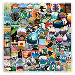 Pack of 100Pcs Cartoon Outdoor Stickers Waterproof Vinyl Sticker No-Duplicate For Skateboard Luggage Laptop Notebook Helmet Water Bottle Phone Car decals