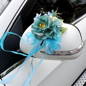 Headpieces Artificial Flower Wedding Bil Decoration Craft Events Tillbehör Dörrhandtagningstillbehör för Dec889