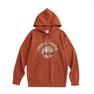 Menores para hombres Autumn and Winter Men Fleece Casual Ropa de anime Stranger Things Streetwear Orange Graphic Sweatshirts Mujeres