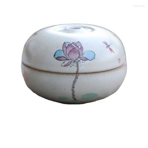 Lâmpadas de fragrância Cerâmica queimador de incenso portátil Mini Bowl Antique Fumaça Zen que