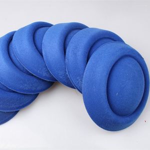 Cabeças de cabeça azul royal ou 20 cores 16 cm Fascinator Diy Millinery Acessório Pillbox Bases Mini Top Hat para ocasião MyQH020