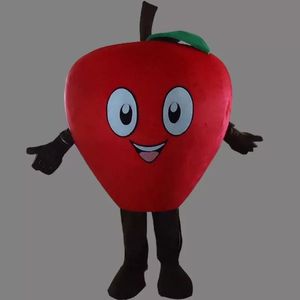 Red Apple Mascot Costume Cartoon Fruit Anime theme character Christmas Carnival Party Fancy Costumes Adult Outfit