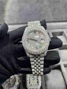 2022 Accept Customization Men Luxury Watch Iced Out VVS Watch Bling Diamond Watch6MF14AO7M9PT