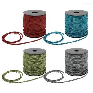 Gadget da esterno 50m 4mm Tenda da campeggio Cordino Cordino 7 Nucleo Intrecciato Paracord Braccialetto Tessitura Cord Wilderness Survival