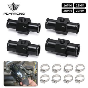 Siyah Su Sıcaklık Gösterge Radyatör Sıcaklığı Su sıcaklığı eklem borusu sensörü 18mm 20mm 22mm 24mm 24mm Hortum Adaptörü PQYWT16/18/20/22