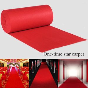 Carpets LGOLOL Brand 1-20m Red Wedding Banquet Celebration Carpet Film Festival Outdoor Event Reward Decoration Free