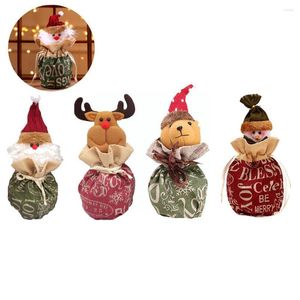 Christmas Decorations Mysterious Box Dolls Drawstring Candy Bags Envio Gift Sale Gratis Navidad Container Gifts Filler Kids Ofertas P5O1