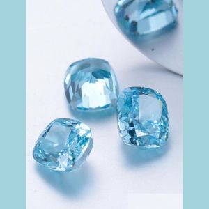 Other Other Zhanhao Wholesale Radiant Cut Loose Gemstone For Diamond Jewelry Making Simant Blue Zirconother Brit22 Drop Delivery 2022 Dhjba