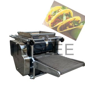 220Vautomatiska dumpling omslagsarbetande maskin / vårrulle hudtillverkare / crepe tortilla chapati roti maskiner
