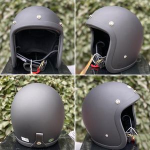 オートバイヘルメットヘルメットコカスコスオープンフェイスバイクスクーターヘルメット電気安全ファイバーグラスハーフヘルム夏容器