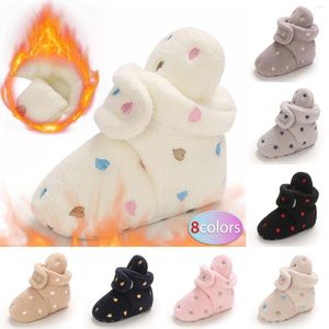 Pierwsze spacerowicze Born Baby Socks Buty Boy Girl Star Toddler Booties Bawełny miękki komfort antypoślizgowy zimowy ciepłe niemowlę łóżeczko