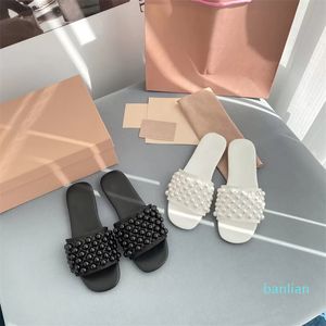 Sandallar Bayanlar Slipper Beach Platform Terlik Sandal İçi Boş El Yapımı İnciler