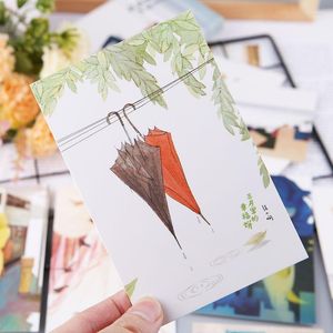 Подарочная упаковка 30 листов счастливого рисования ретро винтажные открытка рождественская открытка желание плакат карты w8ed