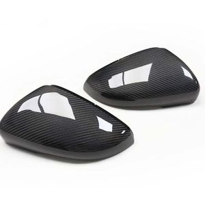 Pair Door Side Wings Rearview Mirror Cover For Golf 6/Touran/Bora/Passat Carbon Fiber Shells Side Wing