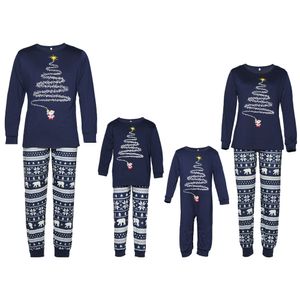 Julfestkläder Tracksuit for Family Kids Baby Christmas Gift