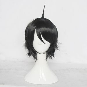 New popular Black inverted short hair false hair cosplay wig