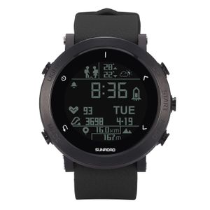 Montreuses-bracelets Sunroad GPS Sports Men Regarde Smart Digital Heart Carty Rate Swim Triathlon Altimeter Compass 5ATM IMPHEPOR FITNESS Track 221020