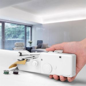 -Pling Portable Mini Manual Sewing Maszyna wielofunkcyjna szybka i wygodna igła i gwintowa szwalka odzież FA231E