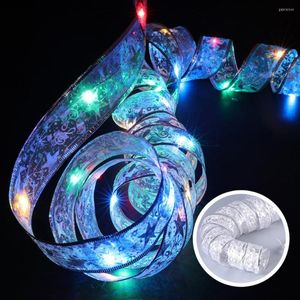 Christmas Decorations Unique String Patio Garden Home Holiday Decoration Xmas Light Long Ribbon Festive Atmosphere