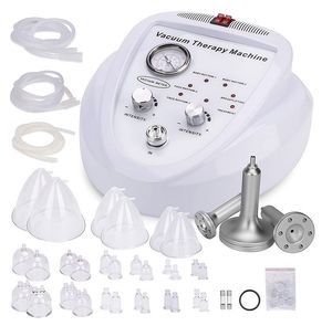 Multifunktion Portable Slim Equipment Vacuum Cupping Lymf Detox Fingertips Body Massage Bodys Contouring Breast Lifting Machine