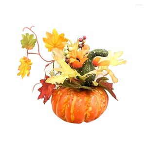 Decorazioni natalizie Halloween Ringraziamento Zucca Decorativa Decorazioni per la casa Ornamento per feste Puntelli Pografia autunnale