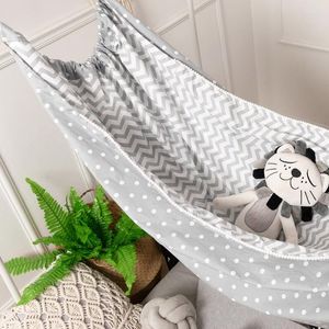 Camp Furniture Children Hammock Swing Indoor Outdoor Hanging Basket Kids Cotton Cloth Bag Chair