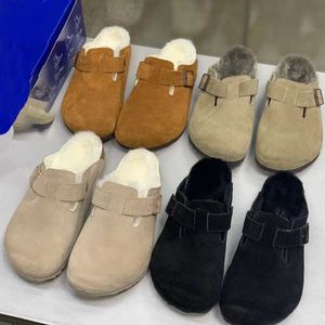 Ariat Slippers Australia Wool Designer Slippers Croggs Slippers Winter Fur Scuff Slipper Crogs Cork Sliders Leather Wool Sandals Womens Loafers Shoes No421