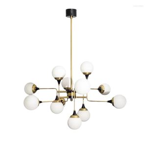 Lampadari Modern Nordic Simple Living Room Creative Magic Bean Chandelier Art Bedroom Dining Designer Lighting