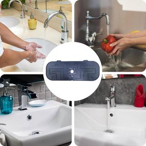 Table Mats Bathroom Faucet Water Catcher Mat Durable Silicone Reusable Drying Drip For Sink Eas