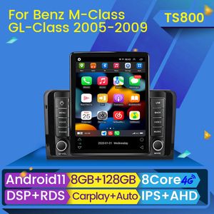 Android 11 Araba DVD Radyo Oyuncusu Benz ML 320/ML 350/W164 2005-2012 GL 2 DIN multimedya navigasyonu stereo Carplay Otomatik