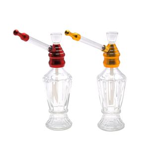 glass Water Pipe Bong removable washable Detachable Easy Cleaning vase shape Smoking Pipe pc