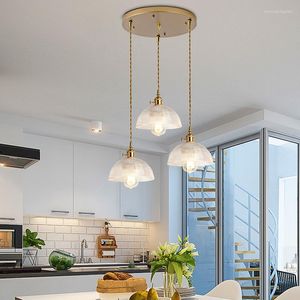 Pendant Lamps Modern Led Stone Chandelier Deco Maison Industrial Lamp Commercial Lighting Lights Bedroom Dining Room