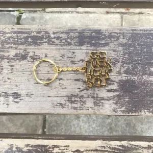 Grand Prix Keychain 16 3D Cheerleading Pocket Wallets Ring Metal key chain pendant backpack Keyring Keyfob
