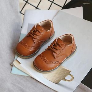 Flat Shoes Spring Autumn Children Leather For Boys Girls Casual Kids Soft Bottom Outdoor Baby Sneakers