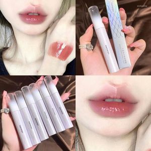 Läppglans daimanpu glas läppstift spegel vatten fuktgivande plumping lipgloss vattentät sexig ton makeup koreansk kosmetika