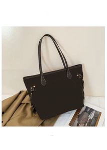 Mode 2st tygväska kvinna lyx designer shopping väskor pu läder handväskor messenger crossbody axel väska plånbok lady koppling