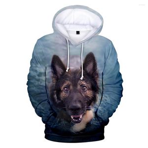 Herren Hoodies 2022 Deutscher Schäferhund 3D-Druck Mode Sweatshirt Männer/Frauen Straße Casual Pullover Kleidung Herbst Animal Print Hoode