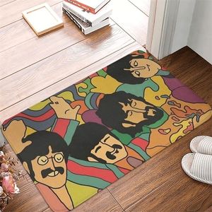 Ковер The Beatle Good and Band AntiSlip Bater Bath Bath Mat Fanart Fanart Carpet Door Door Dog Home Decorative 221021