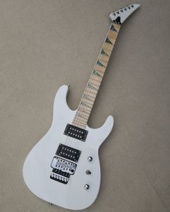 クロムハードウェアメープルフィンガーボード付きホワイトボディエレクトリックギターカスタマイズできます