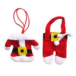 Decorações de Natal 2pcs Fancy Santa Party Tilders Titulares Páfões Dening Decor Decoração Home meias