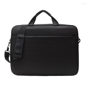 Saco de laptop de pastas 15,6 capa de manga de 17 polegadas com tiras de ombro bolsa de bolsas de notebook para computadores de computadores F3MD