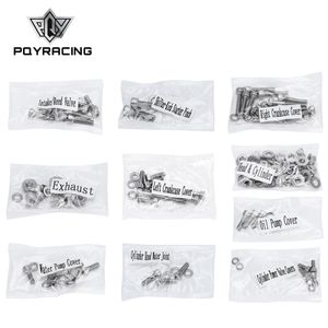 151pcs Set di viti a vite a bullone del motore lucido per Yamaha YFZ 350 Banshee ATV Cilindri Articolazione Acqua Bulloni di scarico Bulloni PQY-EMK19