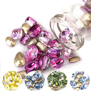 Nail Art Decorations Rhinestones Nails Accessoires Charms Parts K9 Glass Glitter All For Manicure Needle Work Crystals D