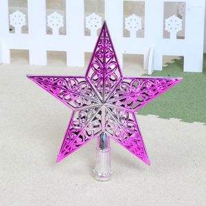 Christmas Decorations Enhance Atmosphere Beautiful 3D Tree Top Star Decoration For Home