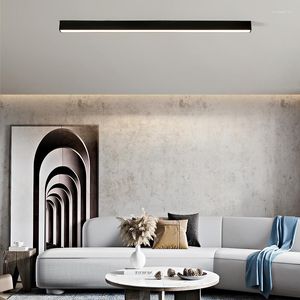 Ceiling Lights Long Strip Surface Mounted Linear Lamp Simple Walkway Balcony Bedroom Dining Room Wall Living Without Main