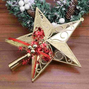 Christmas Decorations Xmas Tree Topper Fairy Pentagram Ornament Holiday Toppers Twinkle