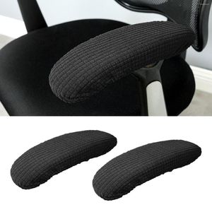 Chair Covers 3xElastic Armrest Office Elbow Arm Rest Protector Black